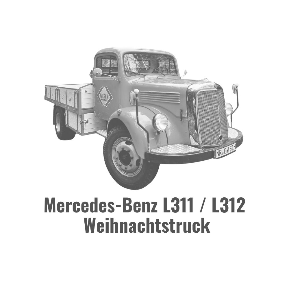 Gerüstbau Weber Mercedes-Benz L311 / L312 Weihnachtstruck